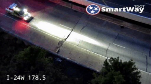 UPDATE: I-24 WB now open after emergency repair